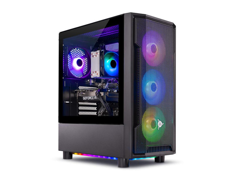 Skytech Shadow Gaming PC Desktop  AMD Ryzen 5 7600X 4.7 GHz, NVIDIA RTX 4060,