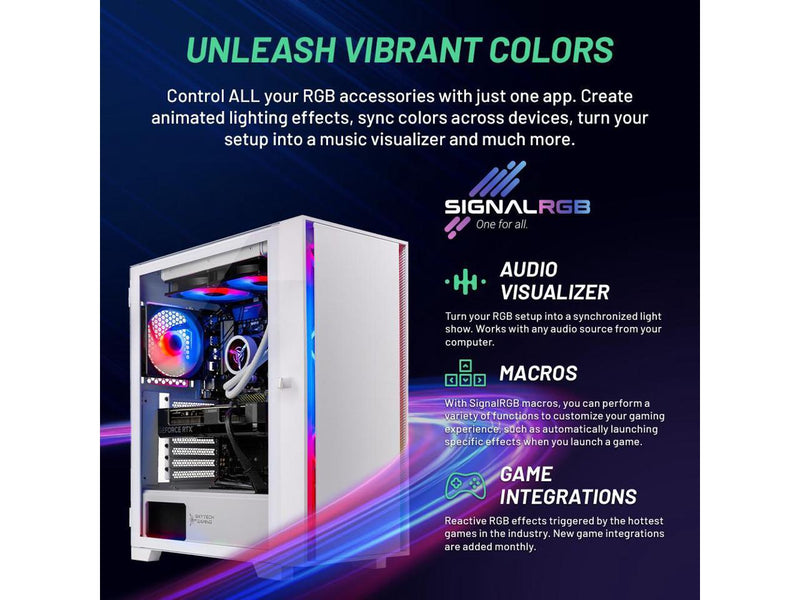 Skytech Gaming Shiva Desktop PC, Intel i5 14400F 2.5 GHz (4.7GHz Turbo), NVIDIA