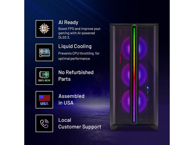 Skytech Siege Gaming PC Desktop  INTEL Core i5 12600K 3.7 GHz, NVIDIA RTX 4070