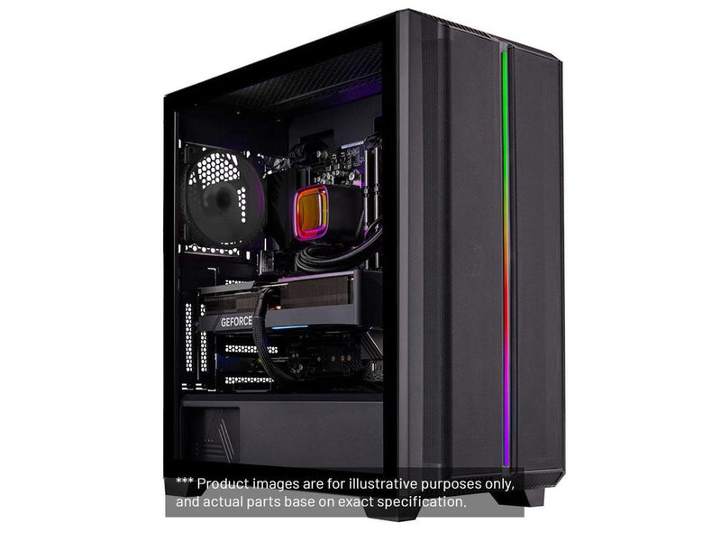 Skytech Siege Gaming PC Desktop  AMD Ryzen 7 7700X 4.5 GHz, NVIDIA RTX 4070, 1TB