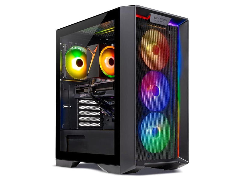 Skytech Nebula Gaming PC Desktop, Ryzen 5 9600X 3.9 Ghz (5.4GHz Turbo Boost),