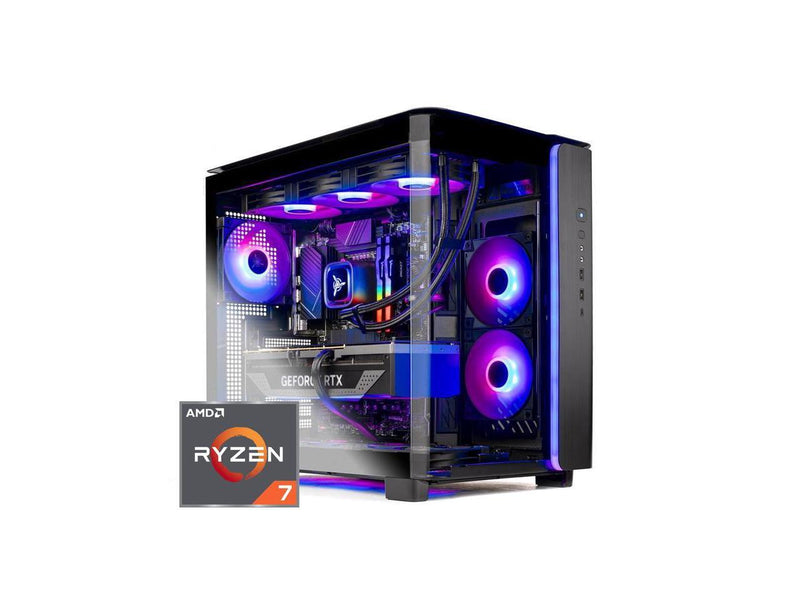 Skytech King 95 Gaming PC Desktop, Ryzen 7 7700X 4.5 GHz, NVIDIA RTX 4070 Ti