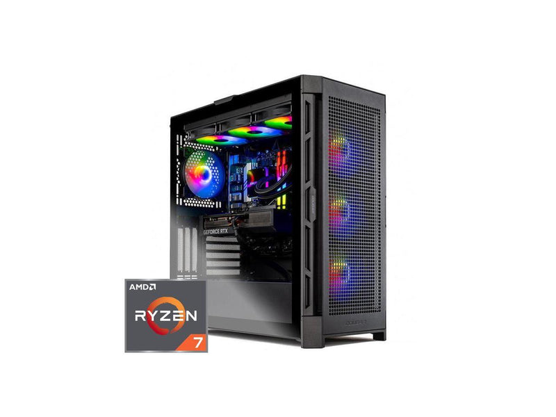 Skytech Blaze4 Gaming PC, Ryzen 7 7700X 4.5 GHz, NVIDIA RTX 4070 12GB GDDR6 ,AI