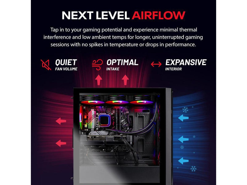 Skytech Rampage Gaming PC Desktop, Ryzen 7 7700X 4.5 GHz (5.4GHz Turbo Boost),