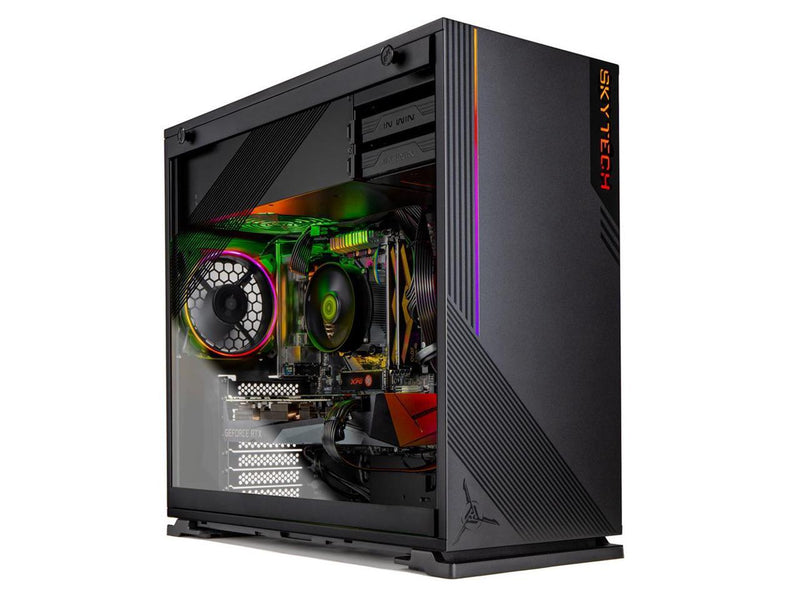 Skytech Azure Gaming PC Desktop, Ryzen 5 5600 3.5 Ghz (4.4GHz Turbo Boost),