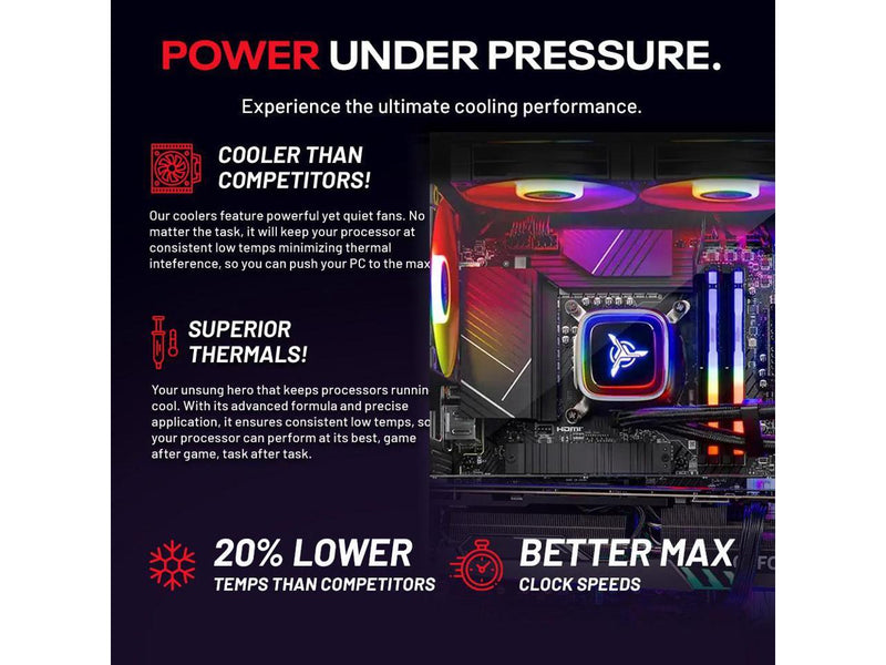 Skytech King 95 Gaming PC Desktop, Ryzen 7 9800X3D 4.7 GHz (5.2 GHz Turbo),
