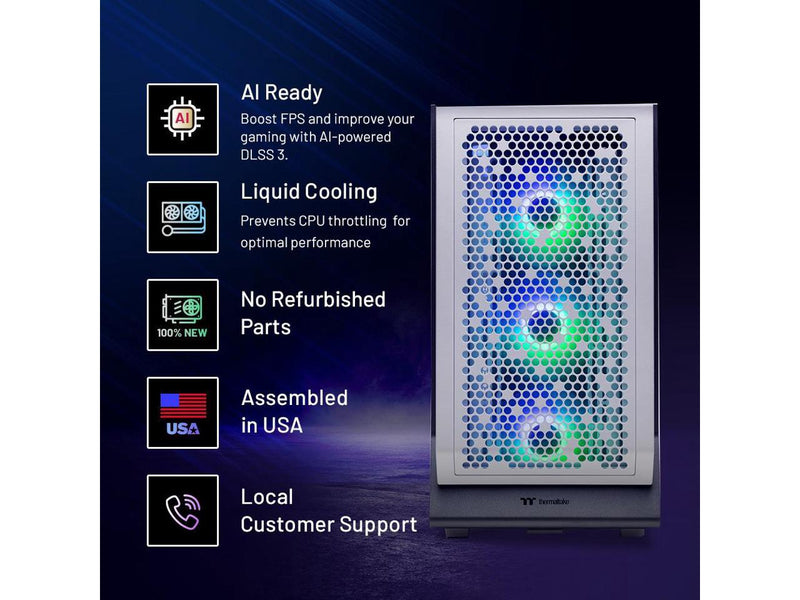 Skytech Omega Gaming PC Desktop, Ryzen 7 9700X 3.8 GHz (5.5GHz Turbo Boost),