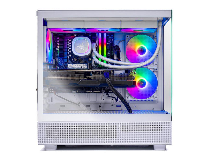 Skytech Azure Gaming PC Desktop, Ryzen 7 9800X3D 4.7 GHz (5.2 GHz Turbo Boost),