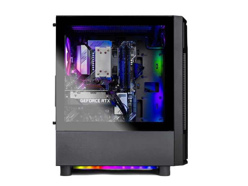 Skytech Shadow Gaming PC Desktop, Intel i5 12400F 2.5 GHz (4.4GHz Turbo), NVIDIA