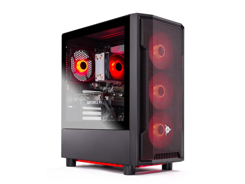 Skytech Shadow Gaming PC Desktop, Intel i5 12400F 2.5 GHz (4.4GHz Turbo), NVIDIA