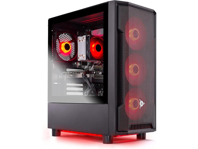 Skytech Shadow Gaming PC Desktop, Ryzen 5 5500 3.6 GHz (4.2GHz Turbo), INTEL ARC