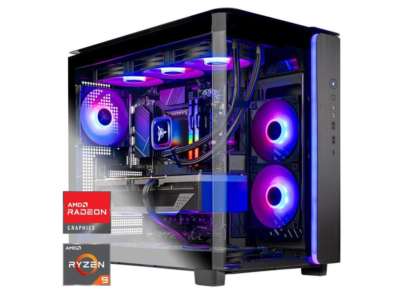 Skytech King 95 Gaming PC Desktop, Ryzen 9 9900X 4.4 GHz (5.6GHz Turbo), AMD RX