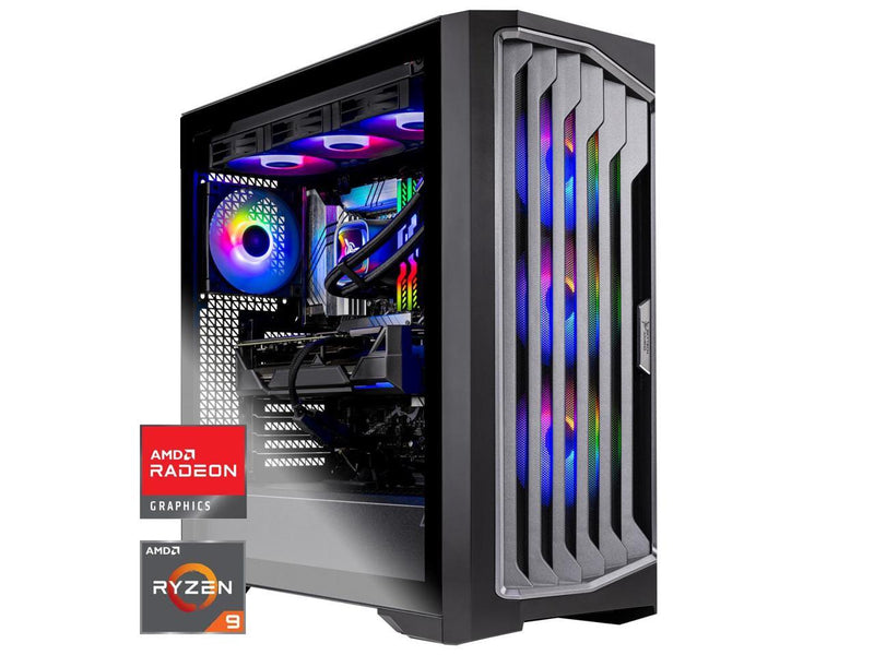 Skytech Legacy Gaming PC Desktop, Ryzen 9 9900X3D 4.4 GHz (5.5GHz Turbo), AMD RX