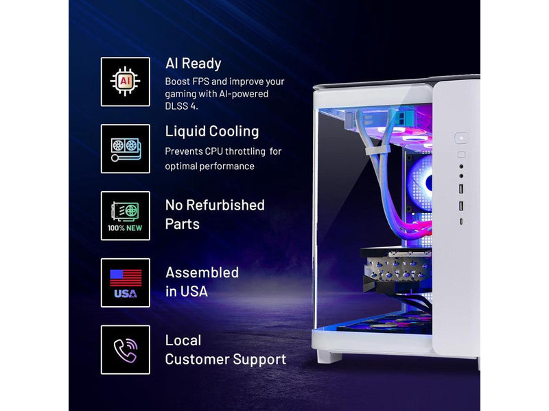 Skytech King 95 Gaming PC Desktop, Ryzen 7 7800X3D 4.2 GHz (5GHz Turbo), NVIDIA