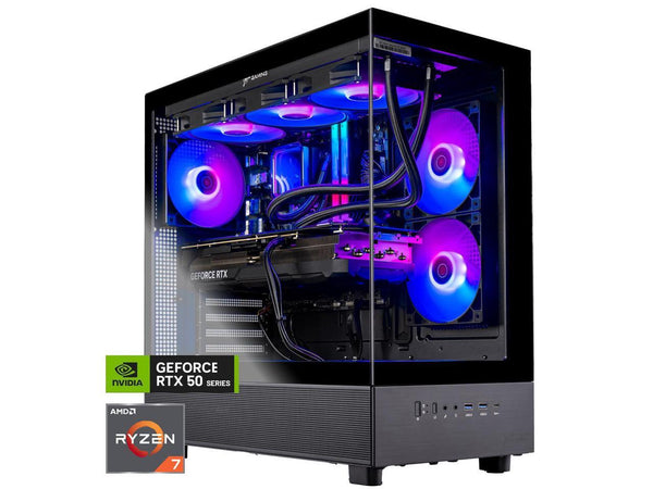 Skytech Azure Gaming PC Desktop, Ryzen 7 9800X3D 4.7 GHz (5.2 GHz Turbo), NVIDIA