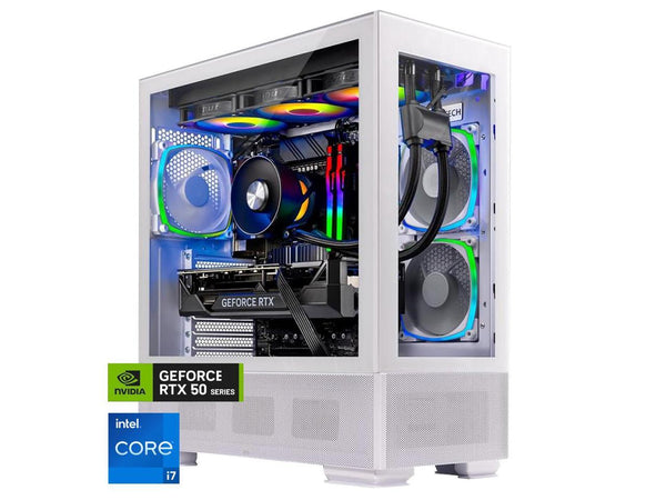 Skytech Azure Gaming PC Desktop, Intel i7 14700F 2.1 GHz (5.3GHz Turbo), NVIDIA