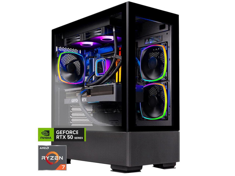 Skytech Gaming Azure Desktop PC, Ryzen 7 7800X3D 4.2 GHz (5GHz Turbo), NVIDIA