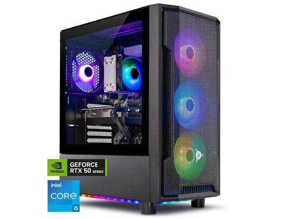 Skytech Shadow Gaming PC Desktop, Intel i5 14400F 2.5 GHz (4.7GHz Turbo), NVIDIA