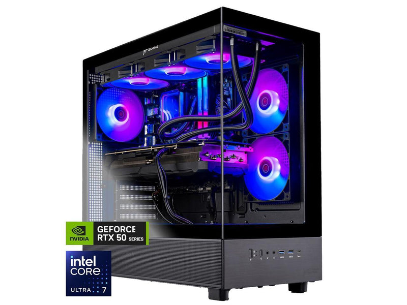 Skytech Azure Gaming PC Desktop, Ultra 7 265K 3.9 GHz(5.4 GHz Turbo), NVIDIA RTX