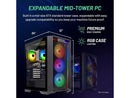 Skytech Nebula Gaming PC Desktop, Ryzen 7 5700 3.7 GHz (4.6GHz Turbo), NVIDIA
