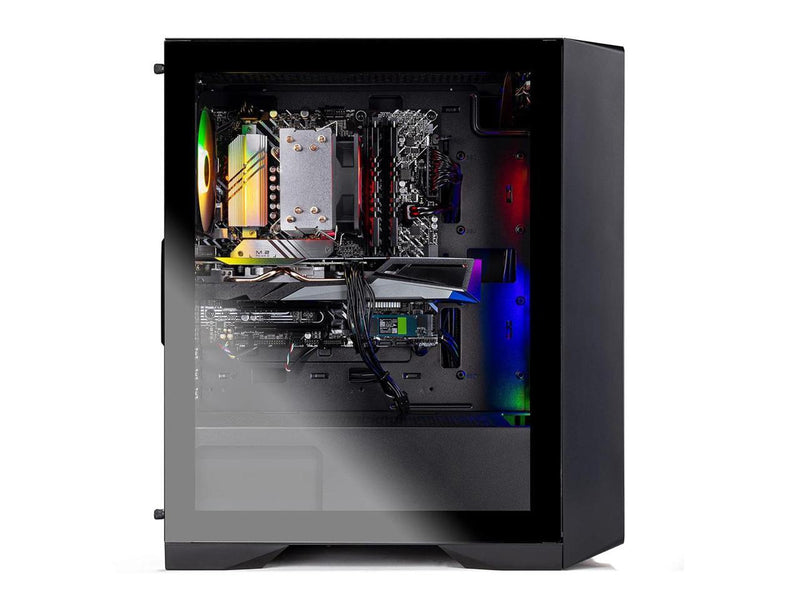 Skytech Nebula Gaming PC Desktop, Ryzen 7 5700 3.7 GHz (4.6GHz Turbo), NVIDIA