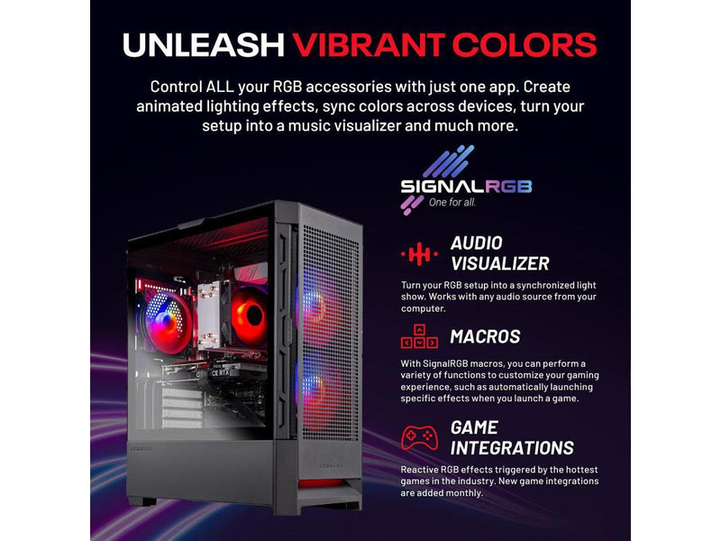 Skytech Blaze4 Mini Gaming PC Desktop, Ryzen 7 5700 3.7 GHz (4.6GHz Turbo),
