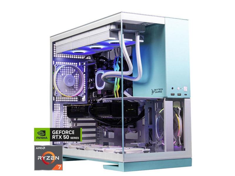 Skytech  Gaming PC Desktop, Ryzen 7 9700X 3.8 GHz (5.5GHz Turbo), NVIDIA RTX