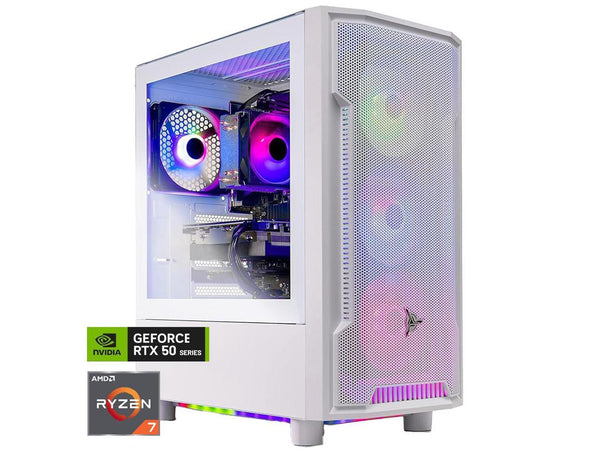 Skytech Archangel Gaming PC Desktop, Ryzen 7 7700 3.8 GHz (5.3GHz Turbo), NVIDIA