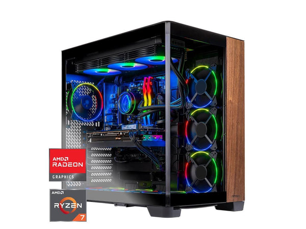 Skytech Prism 4 Gaming PC Desktop, Ryzen 7 7800X3D 4.2 GHz (5GHz Turbo), AMD RX