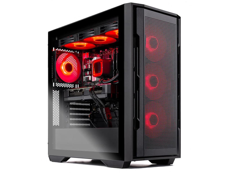 Skytech Gaming Rampage Desktop PC, Ryzen 7 7800X3D 4.2 GHz (5GHz), AMD RX 9070XT