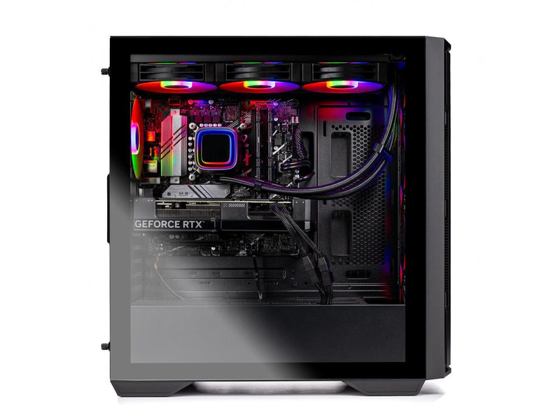Skytech Gaming Rampage Desktop PC, Ryzen 7 7800X3D 4.2 GHz (5GHz), AMD RX 9070XT