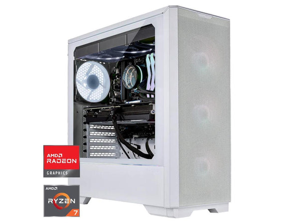 Skytech Gaming Eclipse Lite Desktop PC, Ryzen 7 7800X3D 4.2 GHz (5GHz), AMD RX