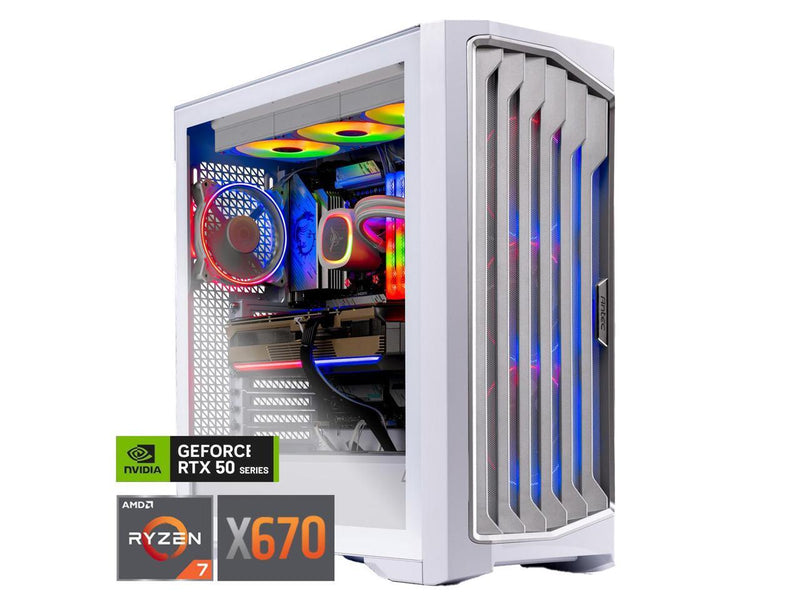 Skytech Gaming Legacy 4 Gaming PC, AMD Ryzen 7 9800X3D 4.7GHz, NVIDIA RTX 5070