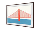 Samsung Customizable Bezel for Samsung The Frame 55" (Modern Brown)