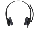 Logitech 981-000587 3.5 mm Analog Stereo Headset H151 with Boom Microphone