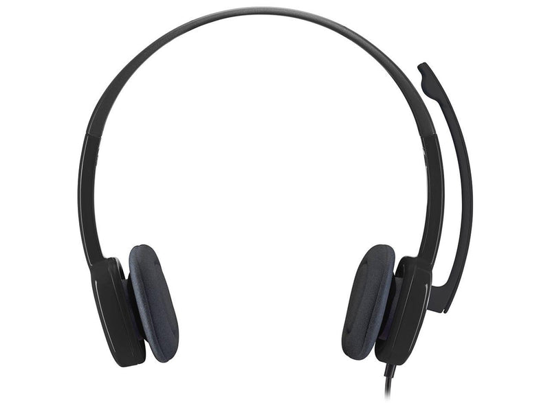Logitech 981-000587 3.5 mm Analog Stereo Headset H151 with Boom Microphone