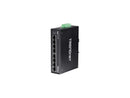 TRENDnet 8-Port Hardened Industrial Gigabit PoE+ DIN-Rail Switch Limited