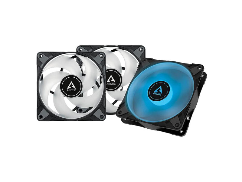 ARCTIC 120 mm P12 PWM PST RGB 0dB value pack without controller case Fan