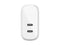 BELKIN WCB006dqWH BOOST CHARGE White Dual USB-C PD Wall Charger 40W