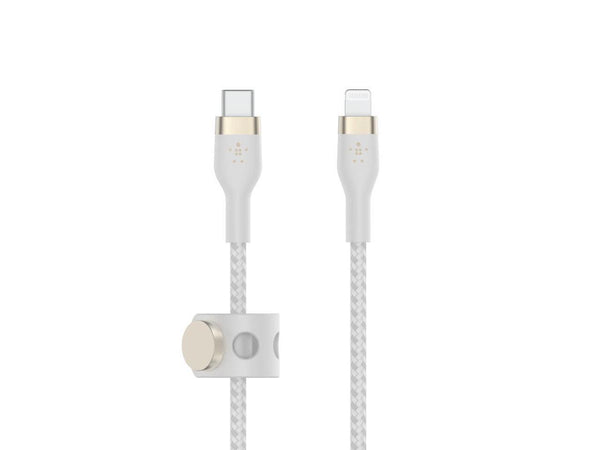 Belkin USB-C  CAA011BT2MWH Cable with Lightning Connector 2M, WHITE