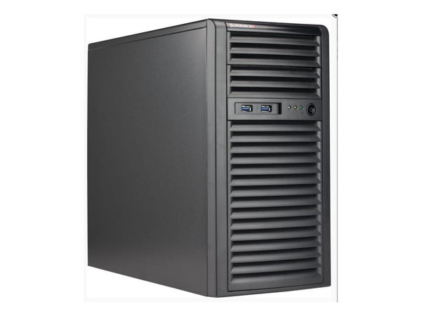 Supermicro Case CSE-731I-404B Mini-tower chassis 2x5.25" External HDD Drive Bays