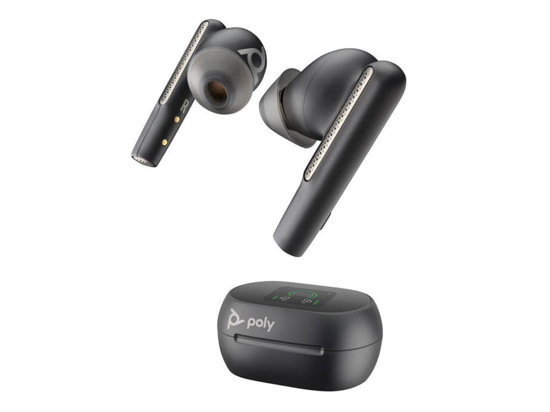 Poly Voyager Free 60+ UC M Carbon Black Earbuds BT700 USB-C Adapter Touchscreen