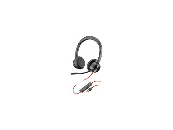 HP POLY Black wire 8225 USB-A Headset TAA-US Model 7E2K5AA#ABA