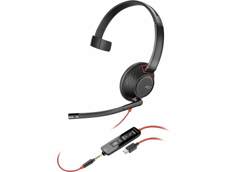 HP Poly Blackwire 8225 Microsoft Teams Certified USB-C Headset Model 772K5AA