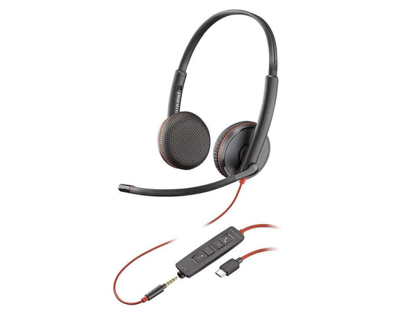 HP Poly Blackwire C3225 Stereo USB-C HS Model 80S04AA