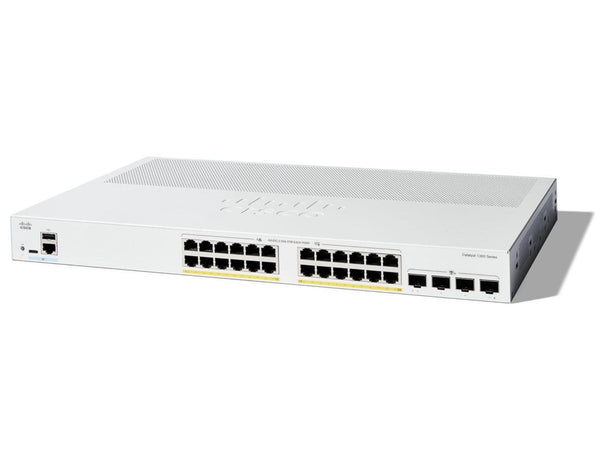 Cisco Catalyst C1300-24P-4X Ethernet Switch, 24 Ports - Manageable - 10 Gigabit