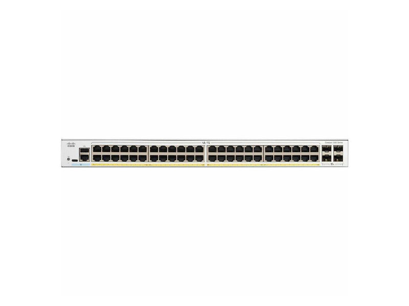 Cisco Catalyst C1200-48P-4X Ethernet Switch, 48 Ports - Manageable - 10 Gigabit