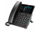 HP Poly VVX 350 IP Phone and PoE enabled, Corded Desktop Wall Mountable Phone,