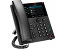 HP Poly VVX 350 IP Phone and PoE enabled, Corded Desktop Wall Mountable Phone,