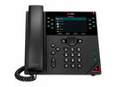 HP Poly VVX 450 IP Phone Corded Desktop Wall Mountable Black VoIP 2x Network